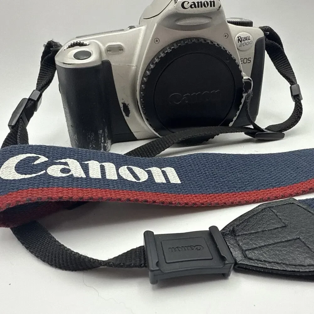 Canon EOS Rebel 2000 SLR Camera Kit W Strap, Camera Only UNTESTED